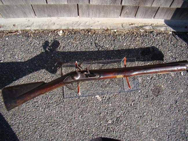 An English naval flintlock blunderbuss circa 1750-1760 used aboard H M S FOWEY